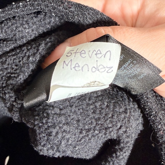 The North Face Mens Fleece Textured Cap Rock 1/4 Zip Navy Blue Mid-Layer SIZE M - Picture 7 of 13